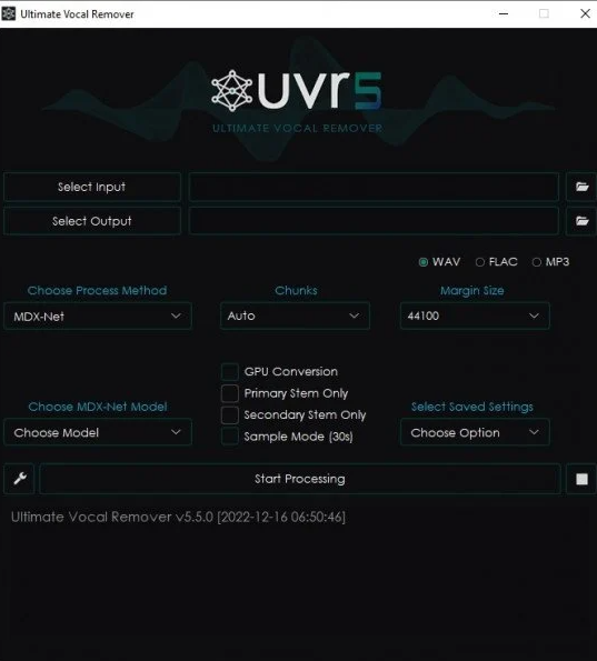UVR5 5.6 专业伴奏人声提取（附带全部模型）最新版